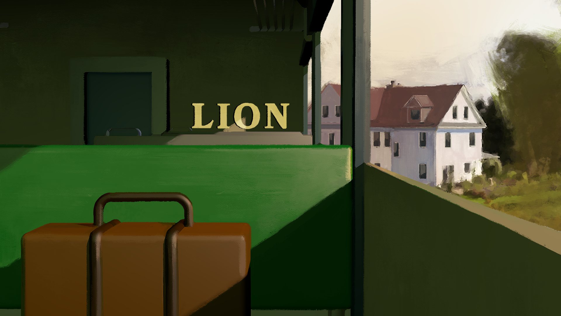 Lion title sequence frame