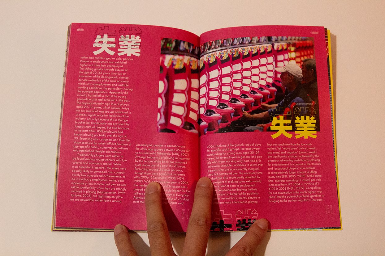 Pachinko publication spread