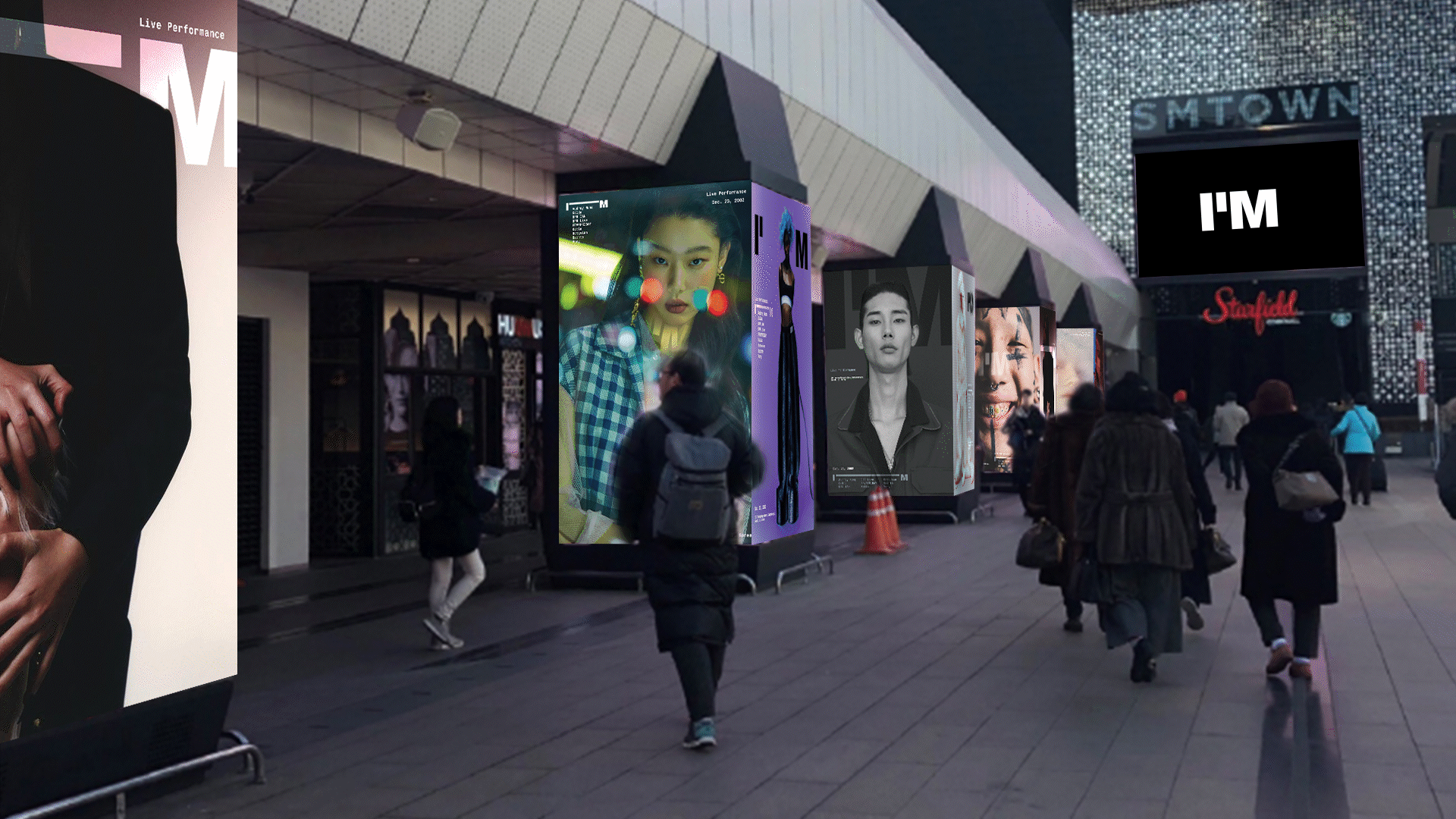 I'M Coex digital panel motion