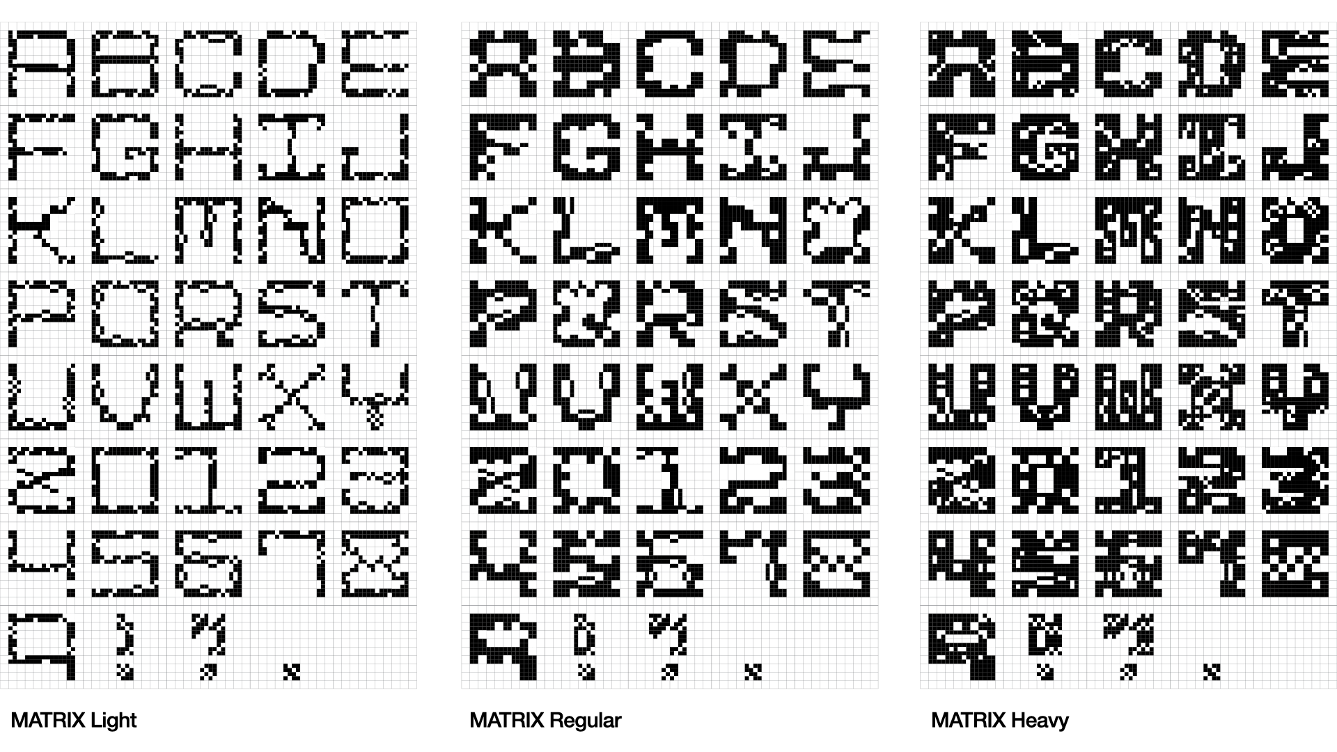 Matrix automata frame