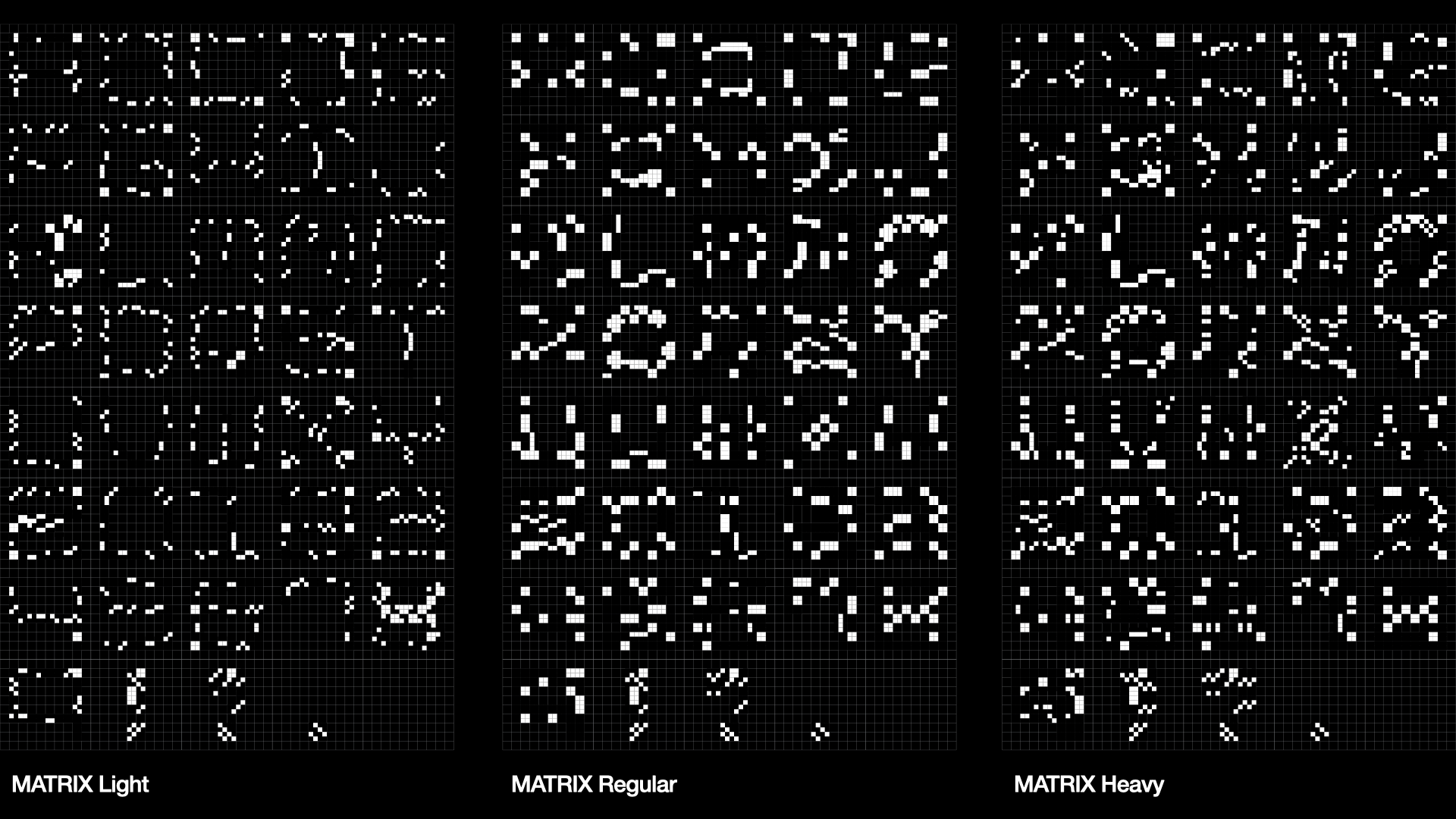 Matrix automata frame